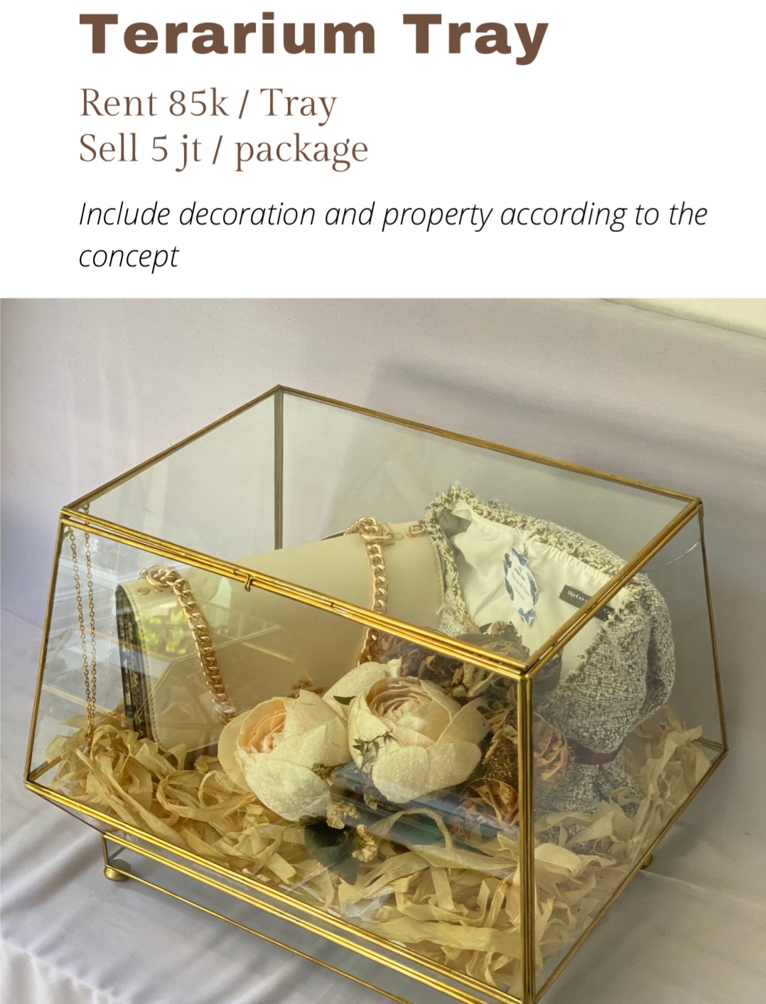 Foto vendor SESERAHAN Amariss Tray Paket Terarium Tray