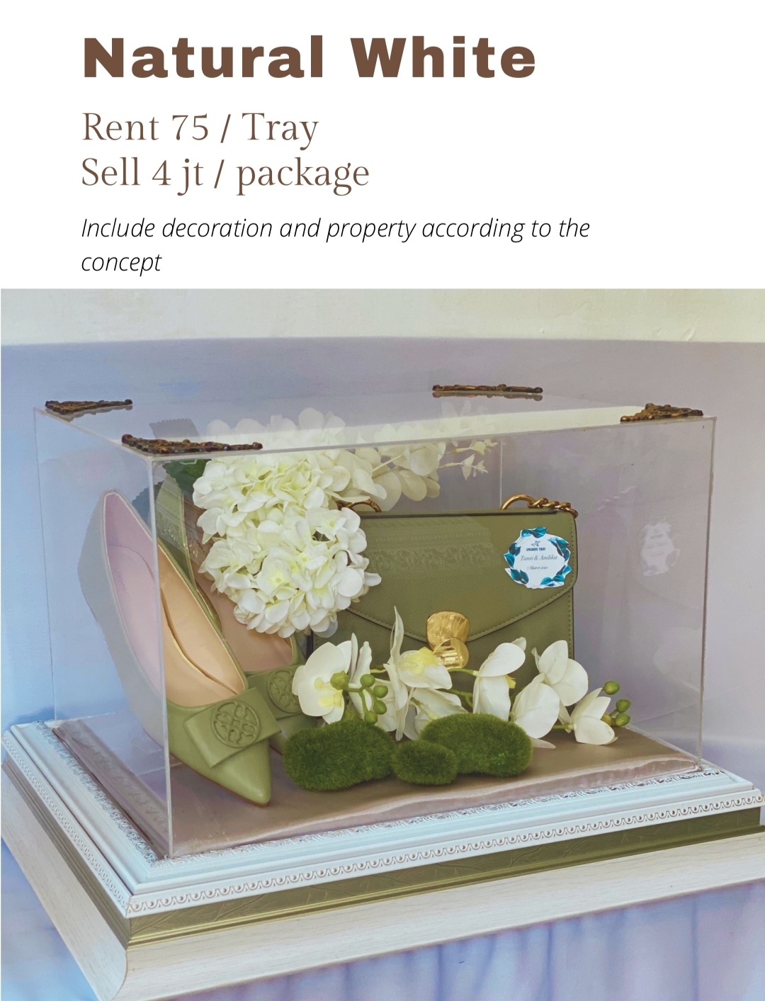 Foto vendor SESERAHAN Amariss Tray Paket Natural White