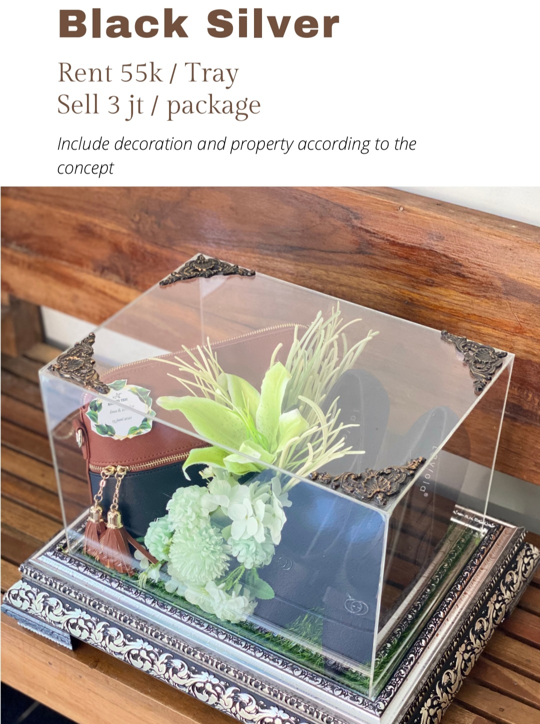 Foto vendor SESERAHAN Amariss Tray Paket Black Silver