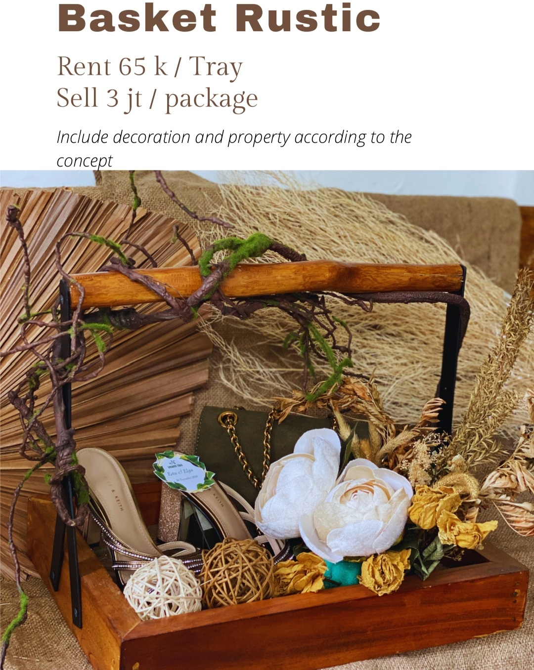 Foto vendor SESERAHAN Amariss Tray Paket Basket Rustic