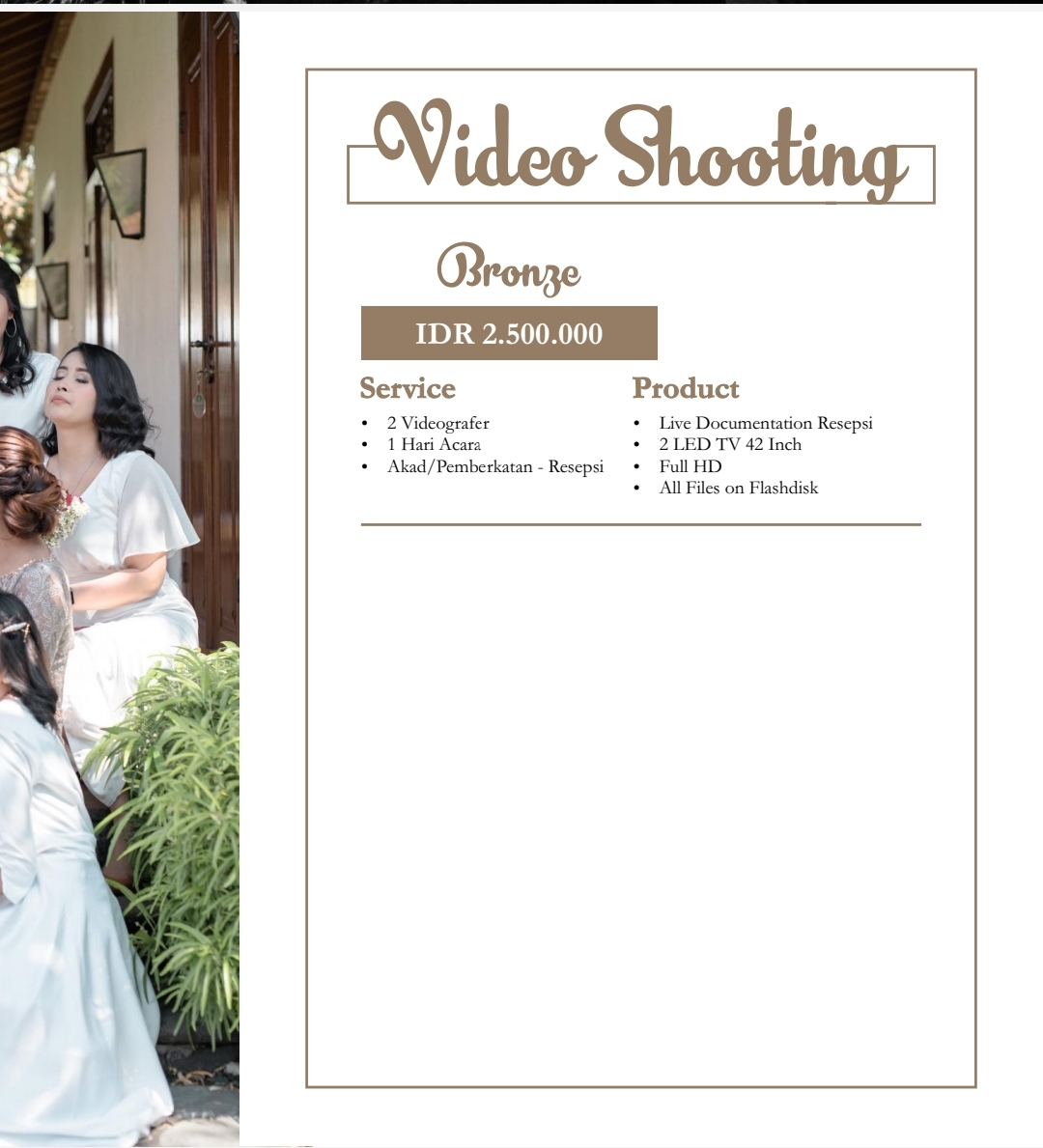 Foto vendor FOTO Katresnan Photography Paket Video Shooting 