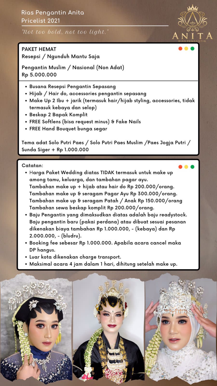 Foto vendor MUA ANITA MUA Paket Resepsi/Ngunduh Mantu Muslim/Nasional 