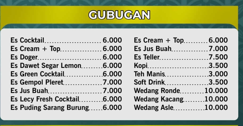 Foto vendor KATERING Kino katering Paket Gubukan (minuman) 