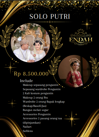 Foto vendor MUA Griya Paes Endah Paket Solo Putri 