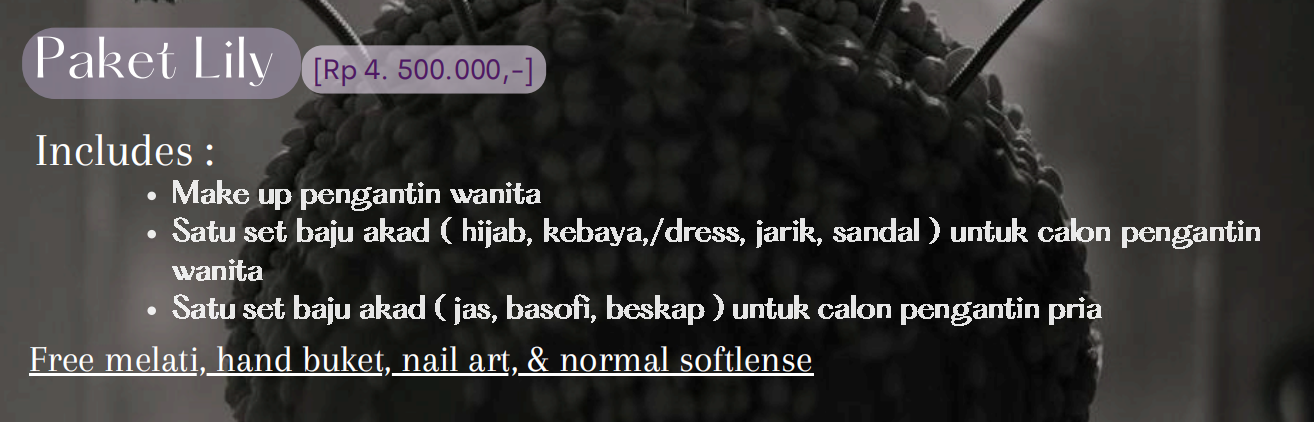 Foto vendor MUA Intan Diandra MUA Paket Akad Lily 