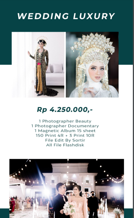 Foto vendor FOTO FOCIO Paket luxury 