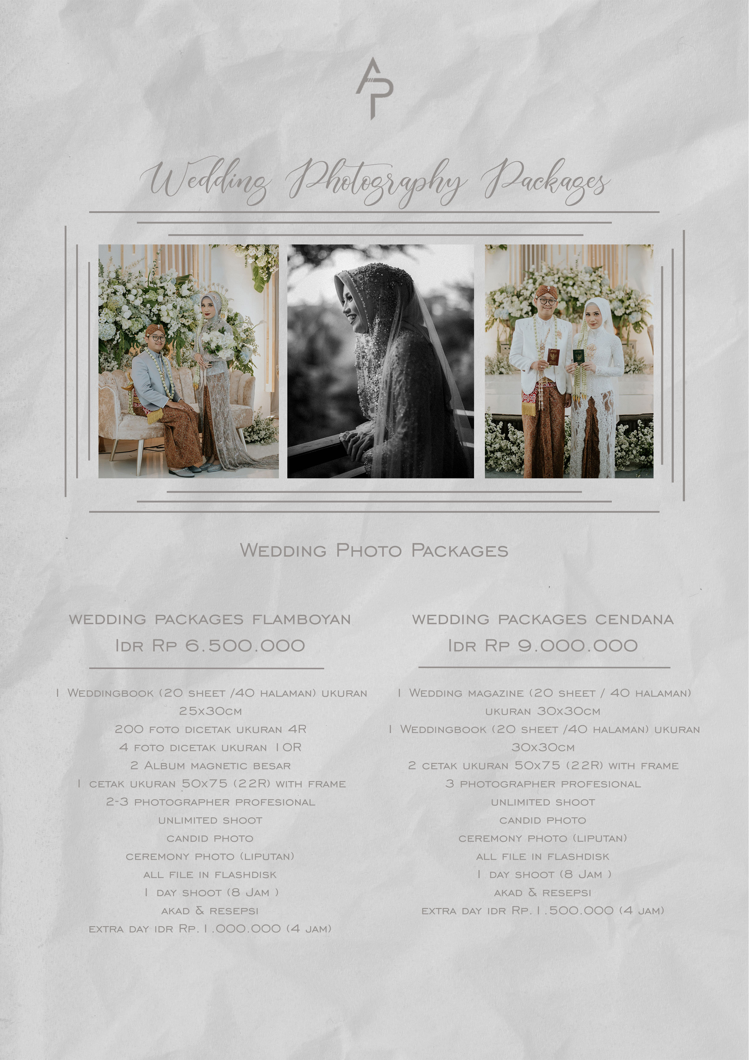Foto vendor FOTO Atmaja Photography  Paket Flamboyan 