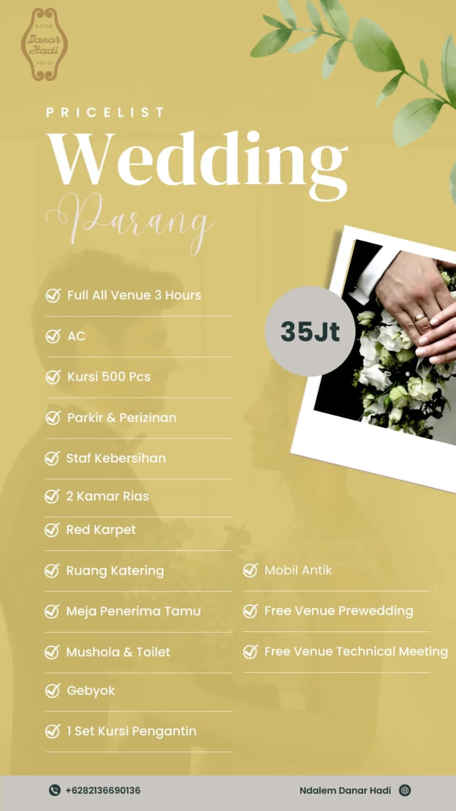 Foto vendor VENUE ndalem danar hadi Paket Wedding Parang 