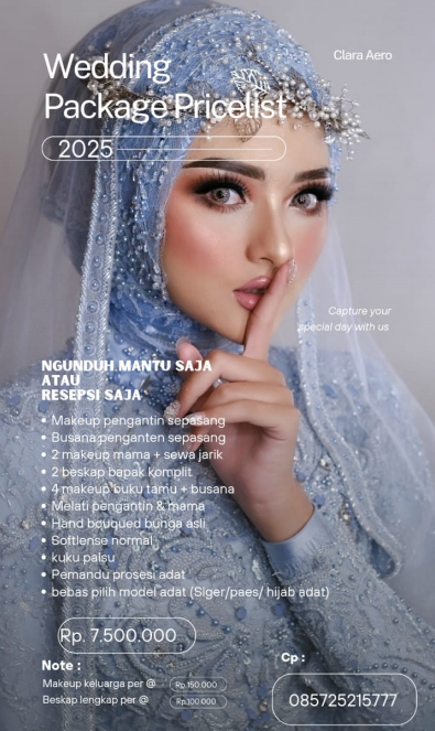 Foto vendor MUA Clara Aero Paket Ngunduh Mantu/ Resepsi Saja 