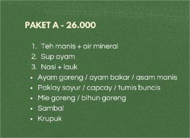 Foto vendor KATERING Sakinah Catering Paket Prasmanan - Paket A 