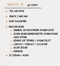 Foto vendor KATERING Dahareco Catering Paket Menu B 