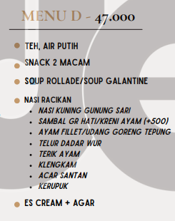 Foto vendor KATERING Dahareco Catering Paket Menu D 