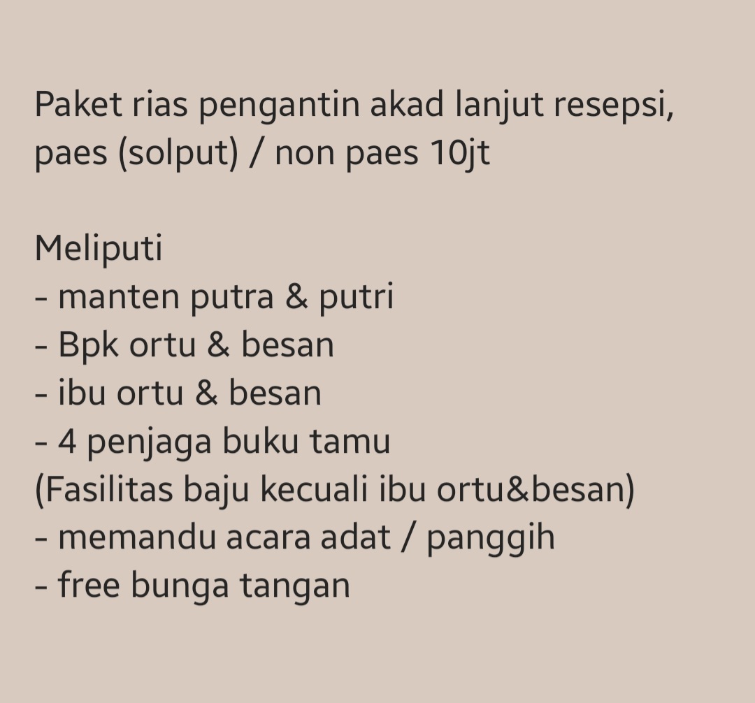 Foto vendor MUA Ratu Ayu Sala Paket Paket Rias Akad Resepsi 