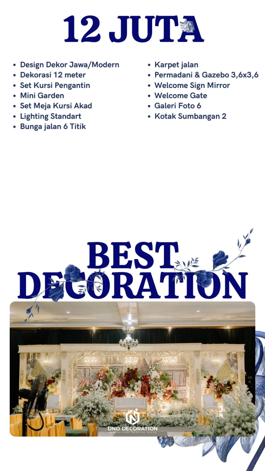 Foto vendor DEKORASI dnddecoration Paket Paket 12 jt - 2026 