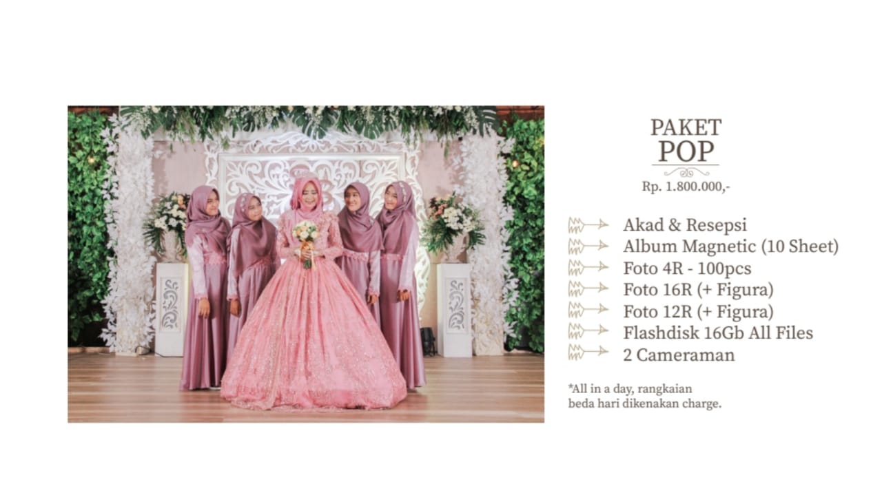 Foto vendor FOTO SYIMPHONIGRAPH Paket PAKET POP 
