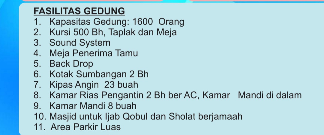 Foto vendor VENUE Gedung Graha PGRI SKH Paket Sewa Gedung 