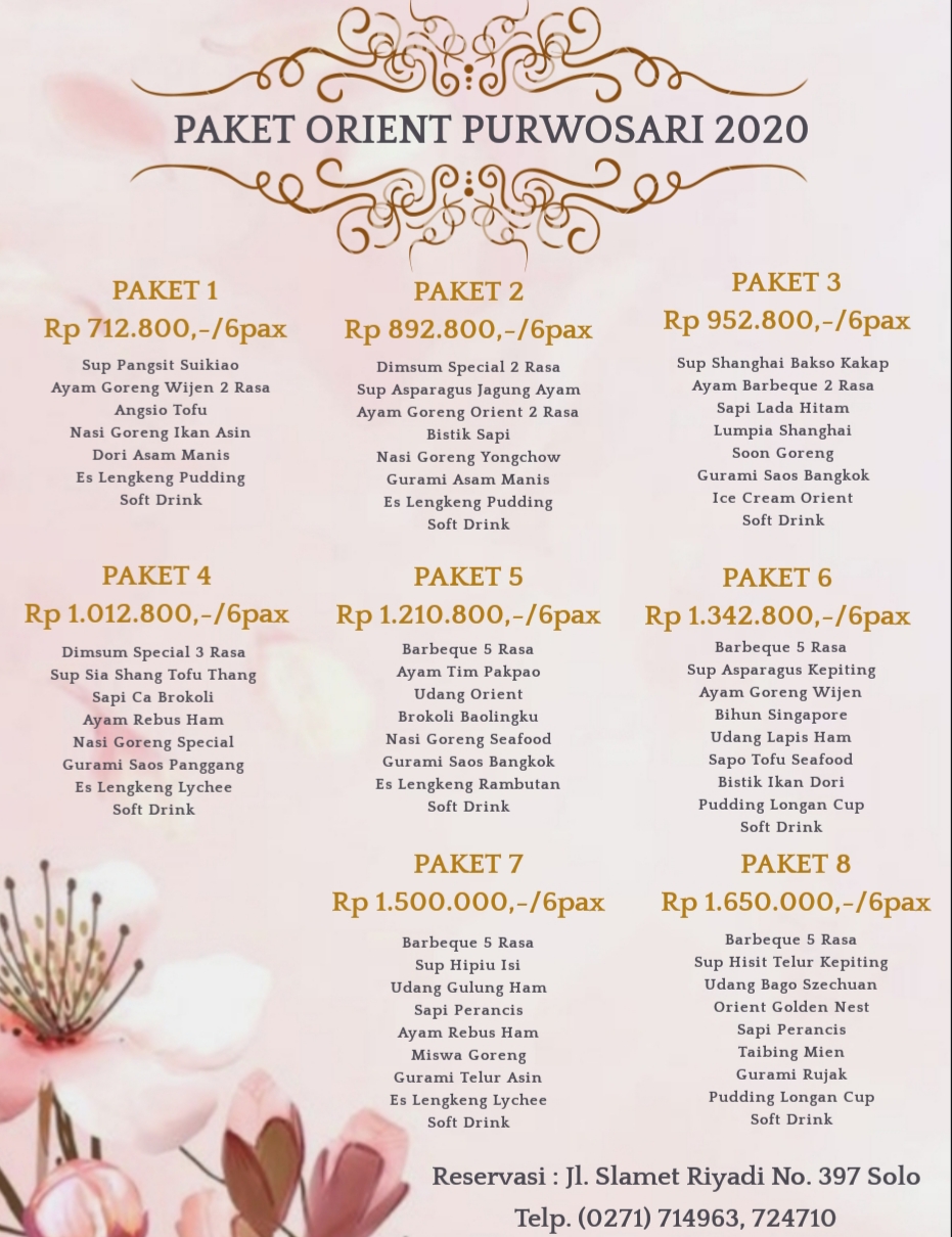 Foto vendor VENUE Orient  Paket Paket 8 