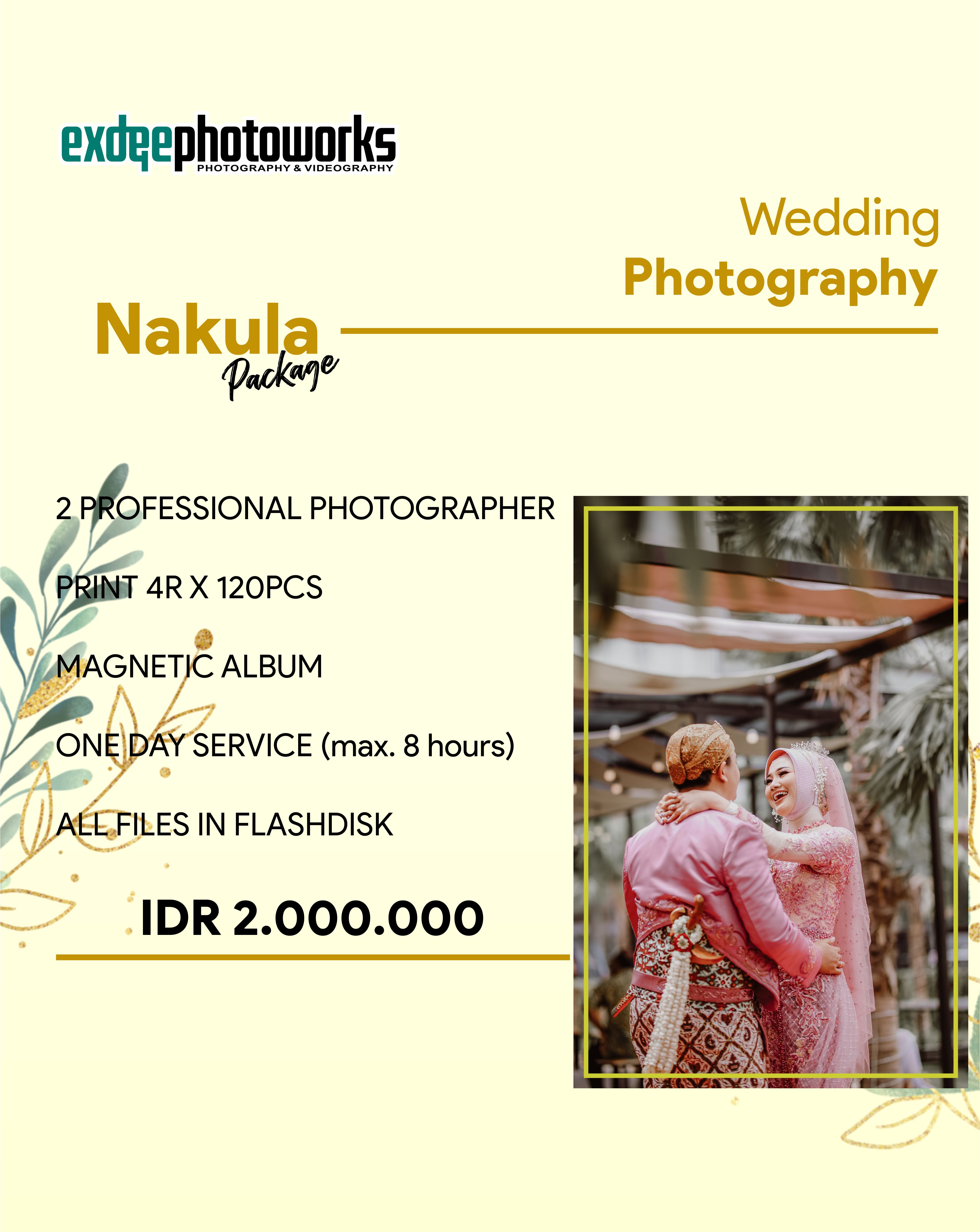 Foto vendor FOTO EXDEE Photoworks Paket NAKULA PACKAGE 